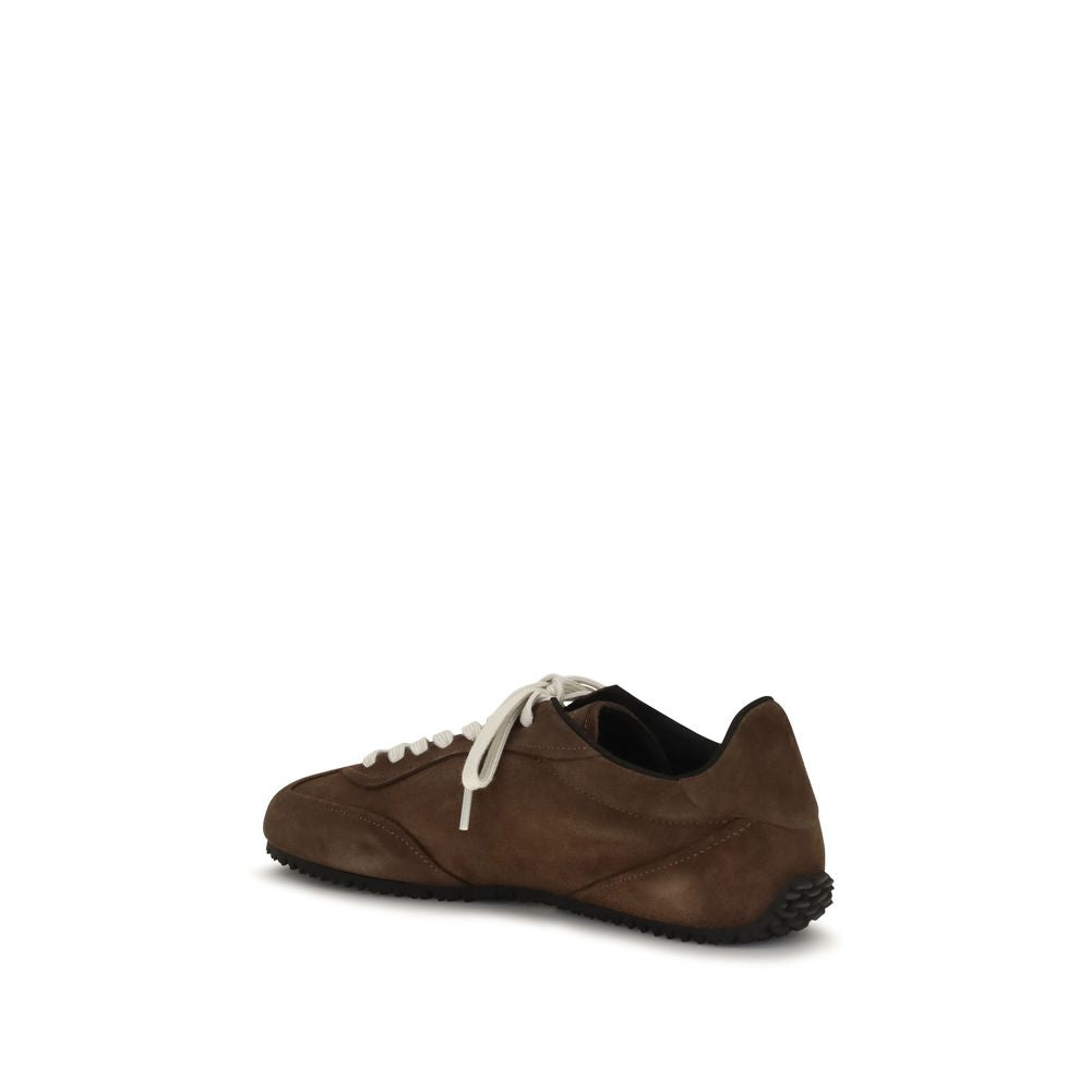 Axel Arigato Brown Calf Leather Bos Taurus Low Top Sneakers | Regal Royce