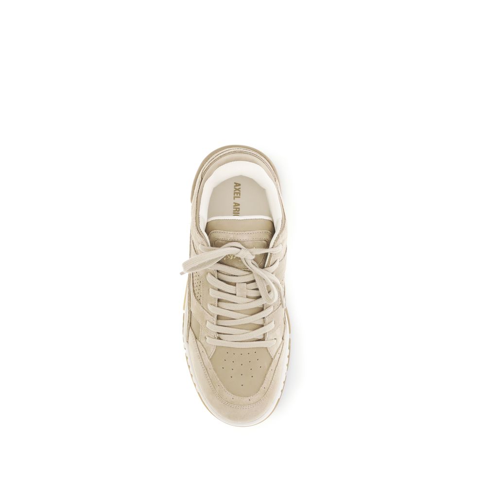 Axel Arigato Beige Calf Leather Bos Taurus Athletic Sneakers | Regal Royce