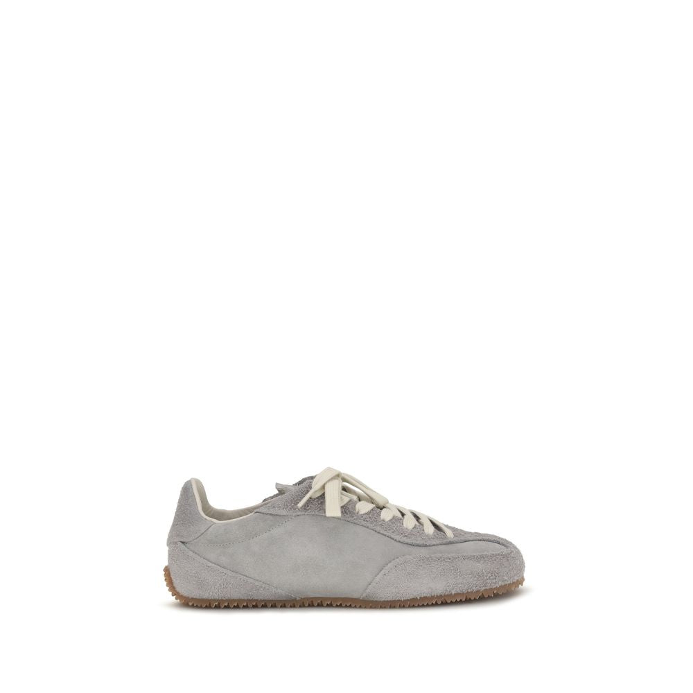 Axel Arigato Gray Calf Leather Bos Taurus Low Top Sneakers | Regal Royce