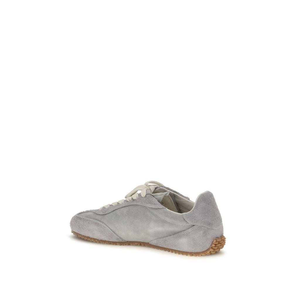 Axel Arigato Gray Calf Leather Bos Taurus Low Top Sneakers | Regal Royce