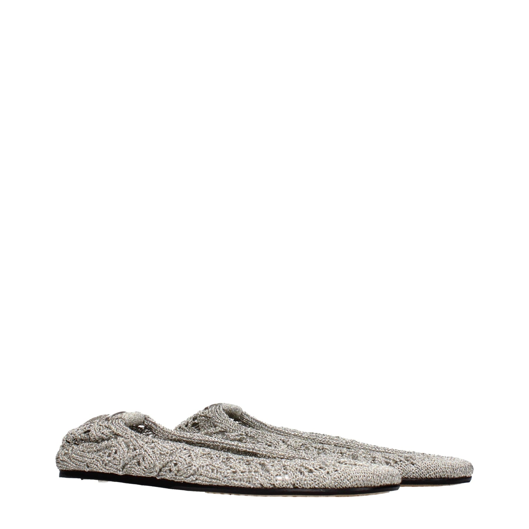 Isabel Marant Gray Fabric Ballet Flats | Regal Royce