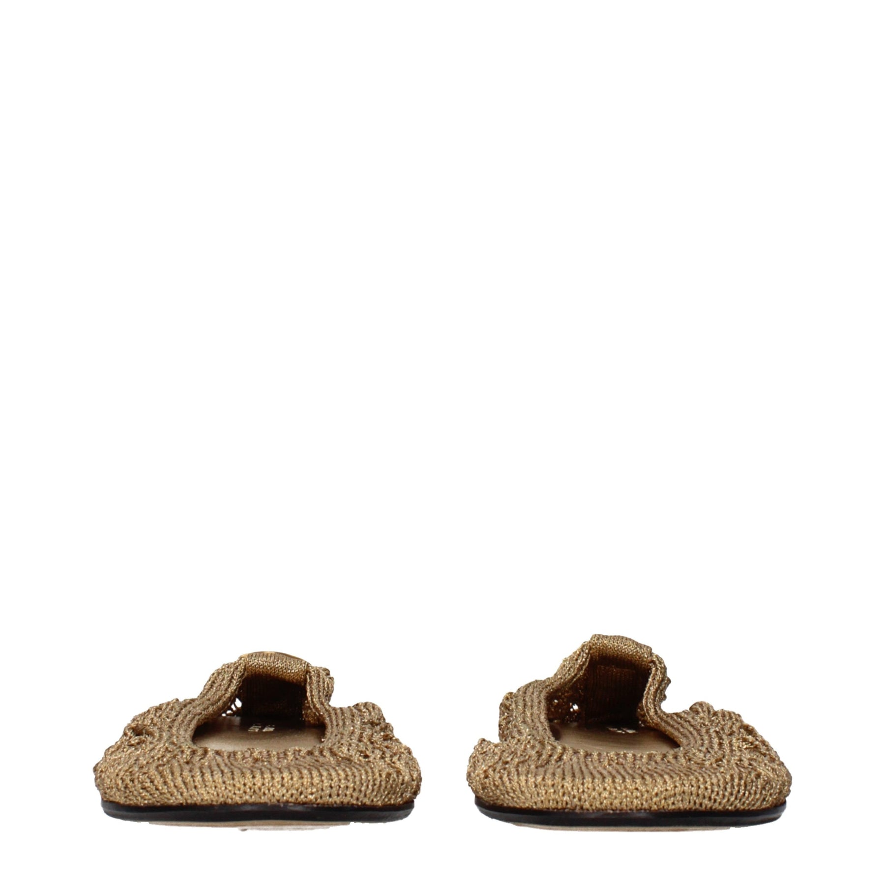 Isabel Marant Gold Fabric Ballet Flats | Regal Royce