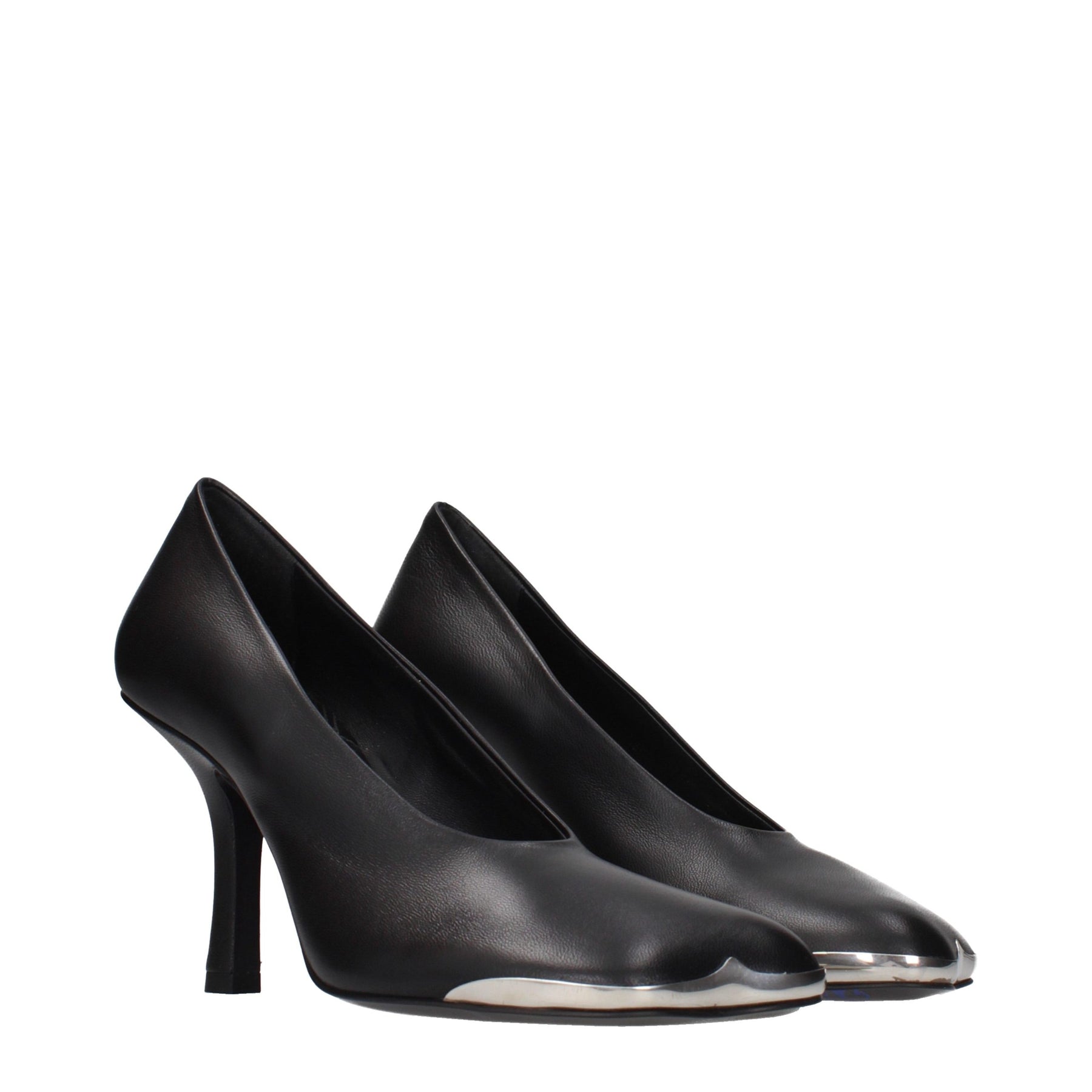 Burberry Black Leather High Heel Pumps | Regal Royce