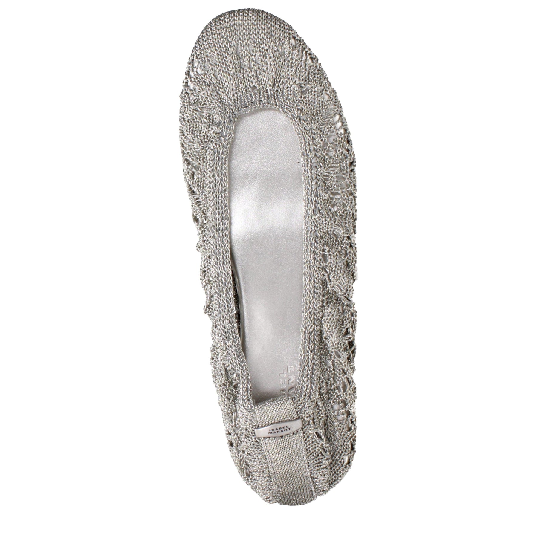 Isabel Marant Gray Fabric Ballet Flats | Regal Royce