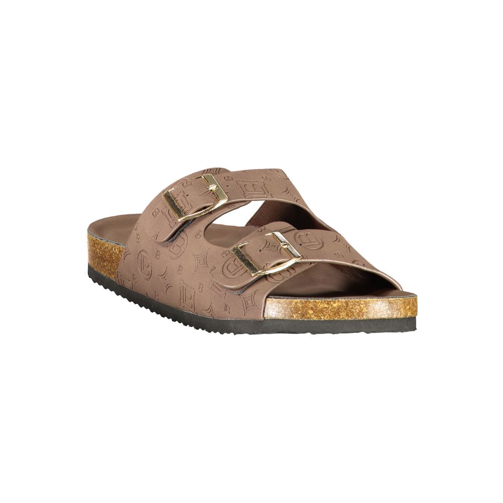 Laura Biagiotti Brown Polyurethane Women's Sandal | Regal Royce