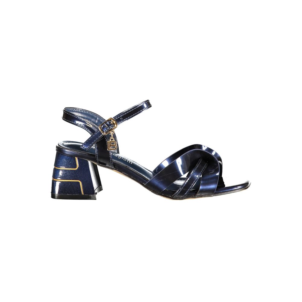 Laura Biagiotti Blue Polyurethane Women's Sandal | Regal Royce
