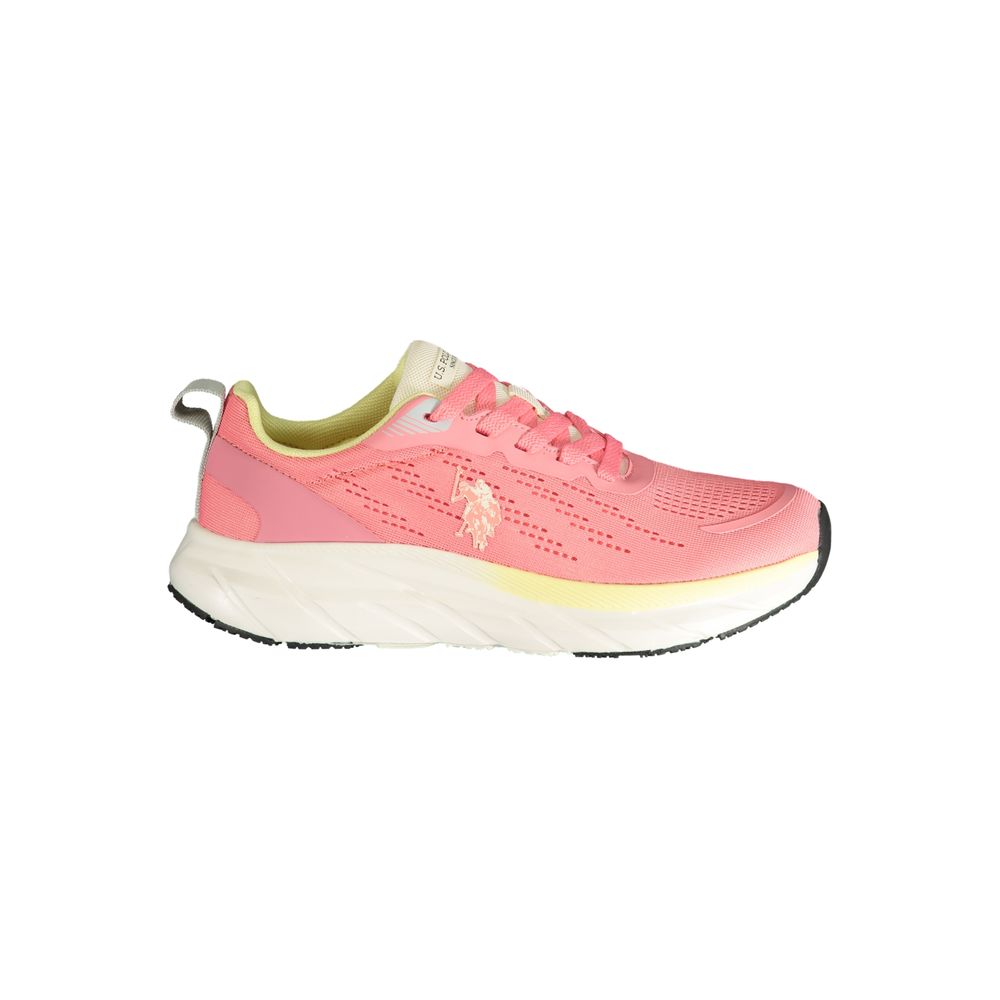 U.S. POLO ASSN. Pink Polyurethane Women's Sneaker | Regal Royce