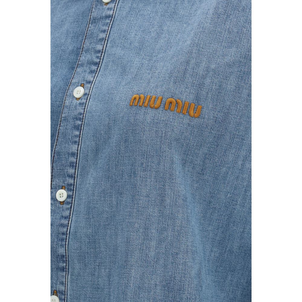 Miu Miu Blue Denim Shirt | Regal Royce