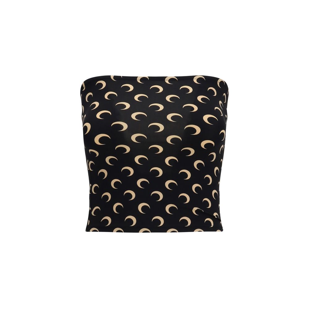 Marine Serre Black Polyamide Shirt | Regal Royce