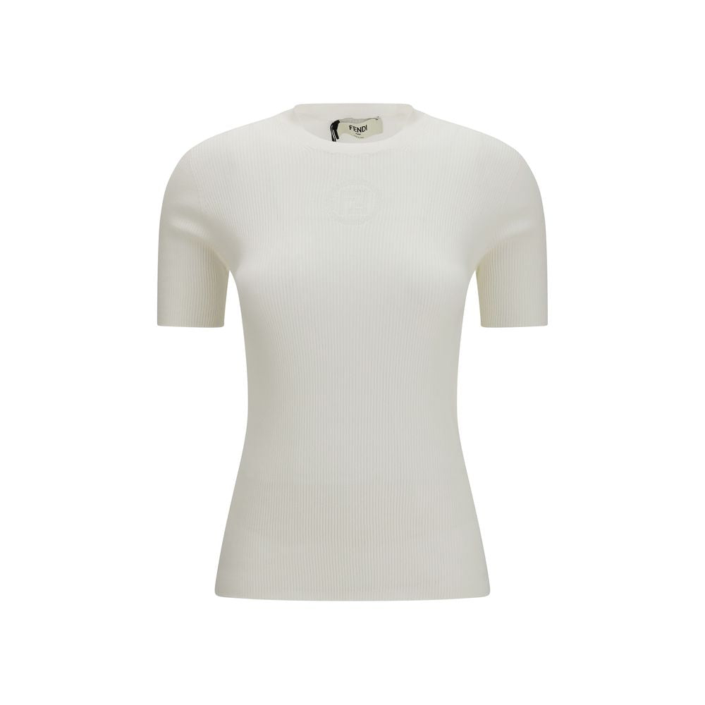 Fendi White Cotton Sweatshirt | Regal Royce