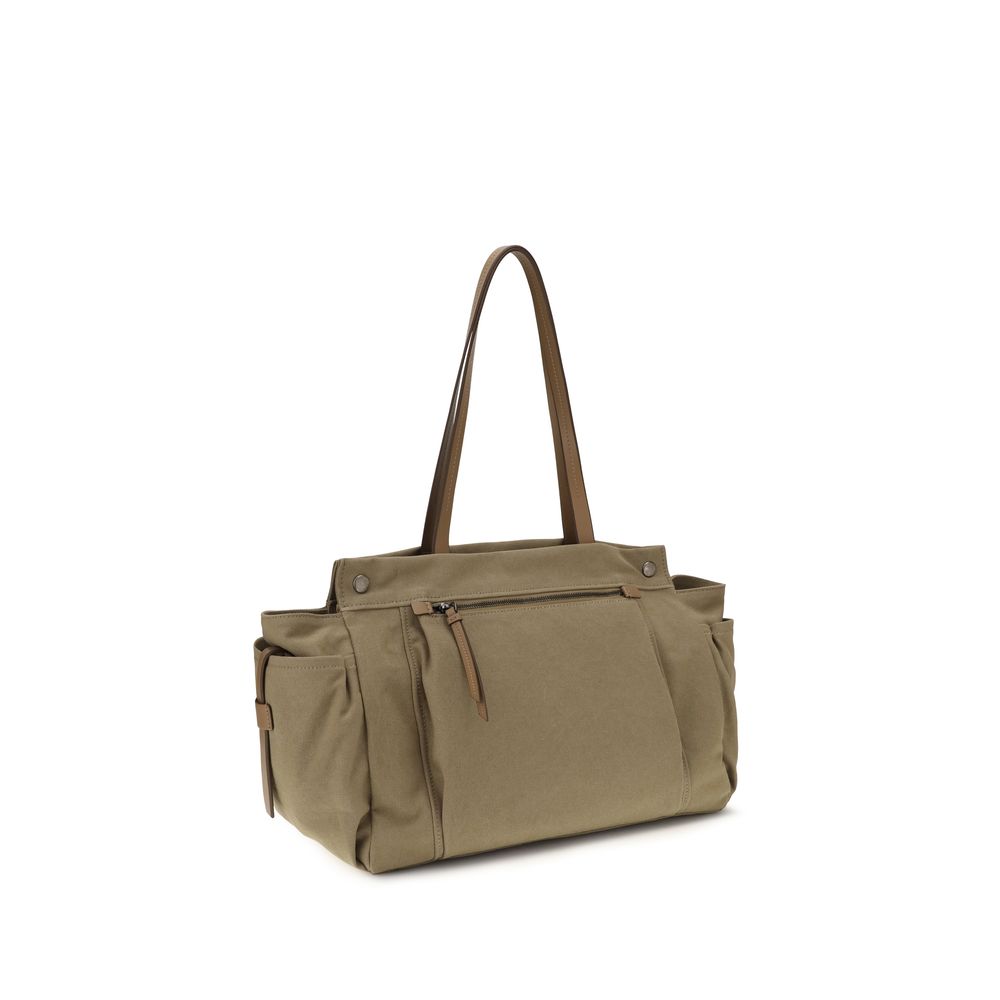 Prada Bicolor Cotton Shoulder Bag | Regal Royce