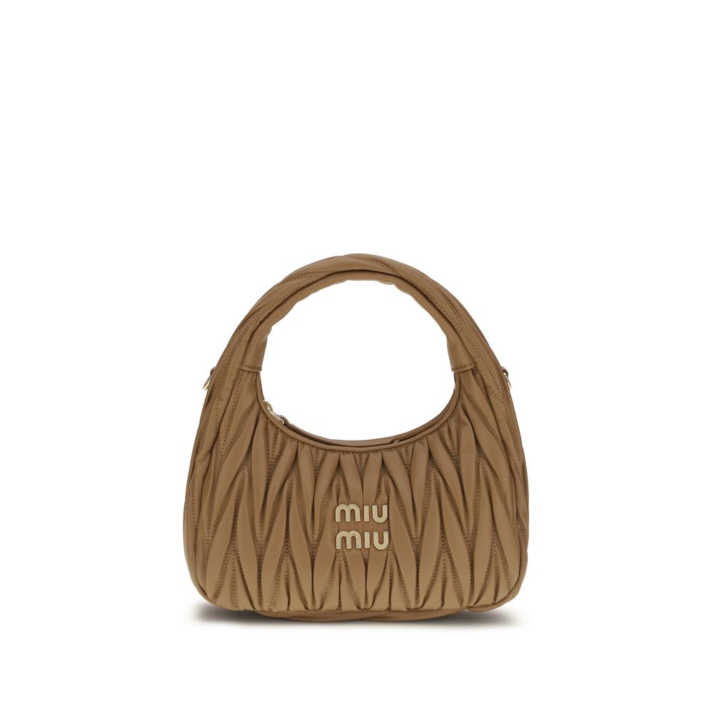 Miu Miu Beige Calf Leather Bos Taurus Handbag | Regal Royce