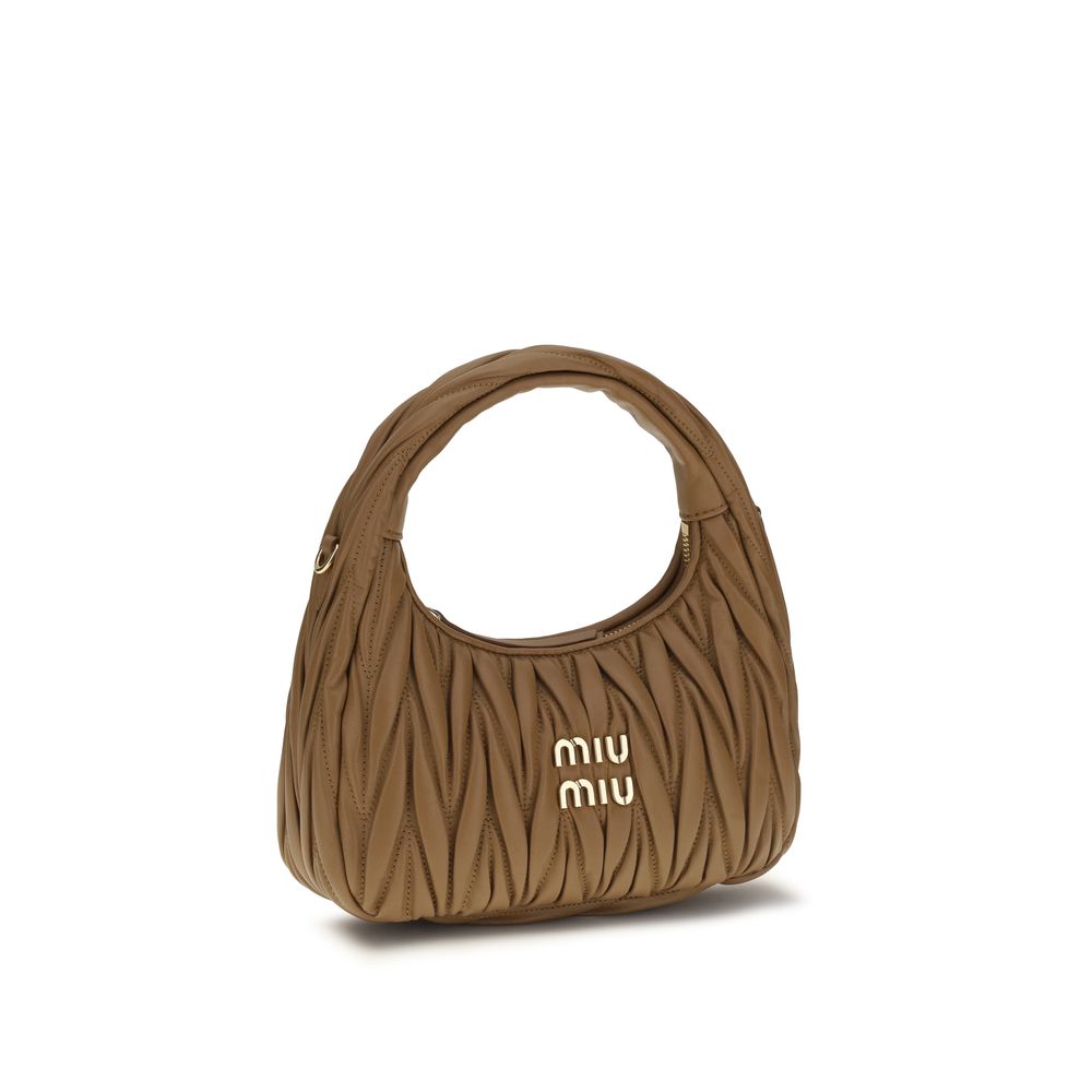 Miu Miu Beige Calf Leather Bos Taurus Handbag | Regal Royce