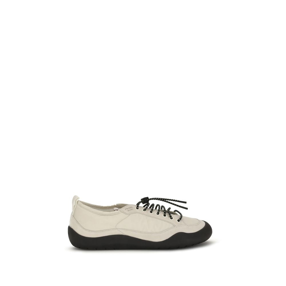 Prada Beige Fabric Athletic Sneakers | Regal Royce