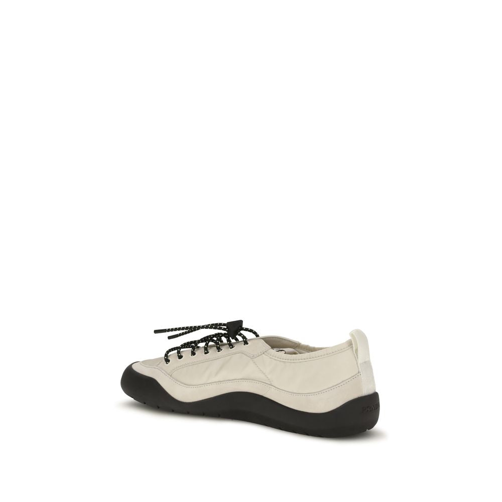 Prada Beige Fabric Athletic Sneakers | Regal Royce