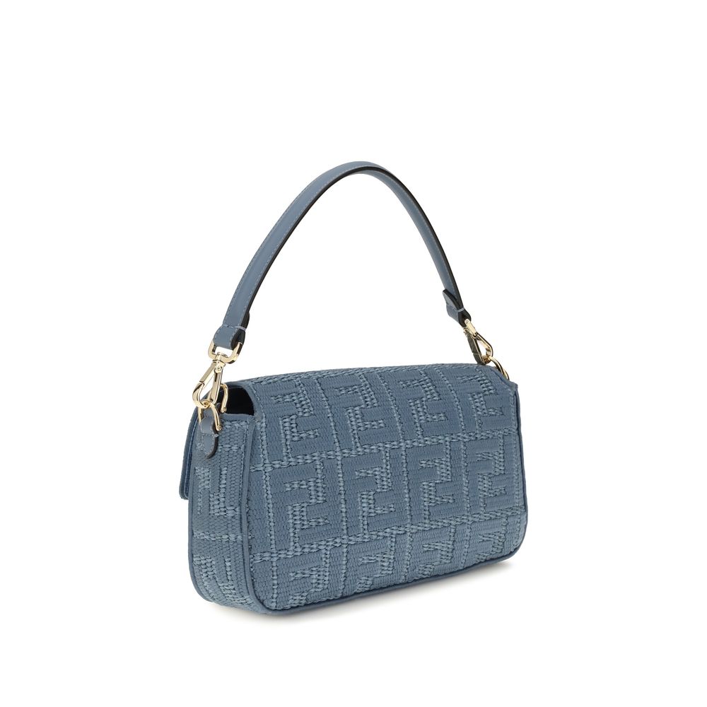 Fendi Blue Raffia Shoulder Bag | Regal Royce