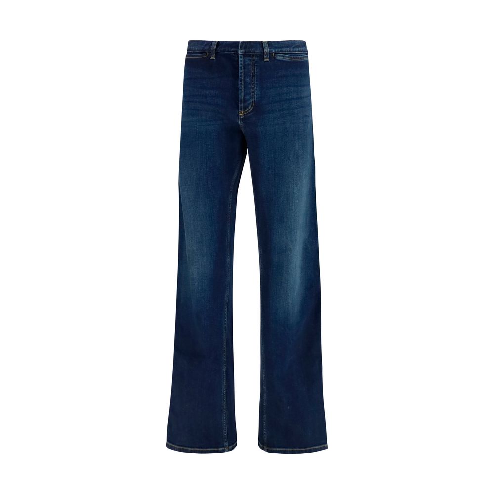 Gucci Blue Cotton Flared Jeans | Regal Royce