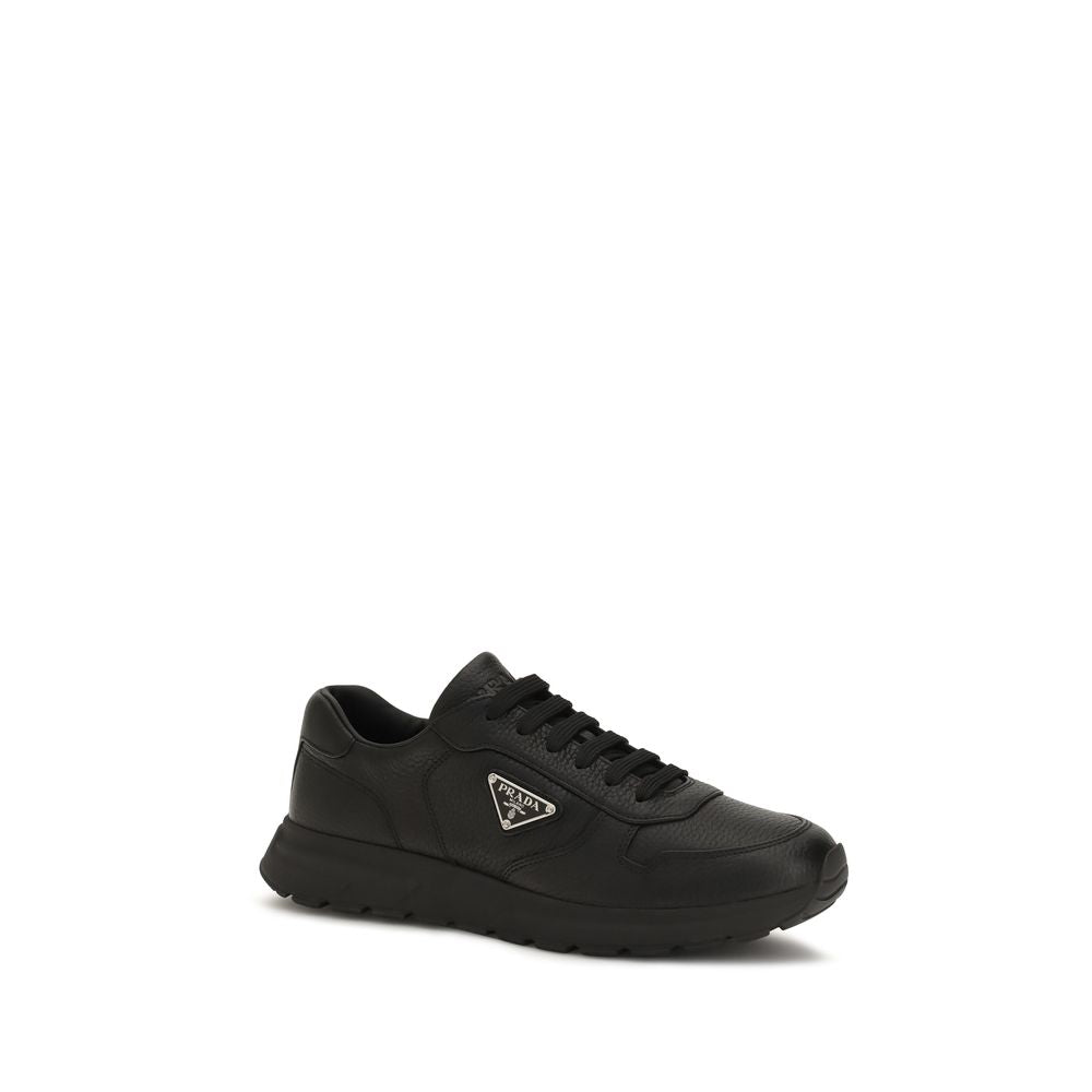 Prada Black Polyester Athletic Sneakers | Regal Royce