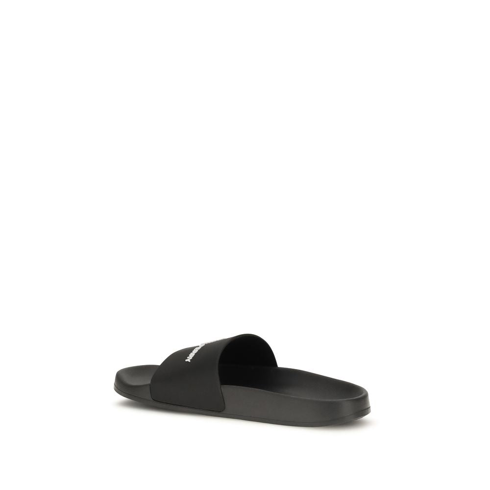 Fred Perry Black Rubber Sandals | Regal Royce