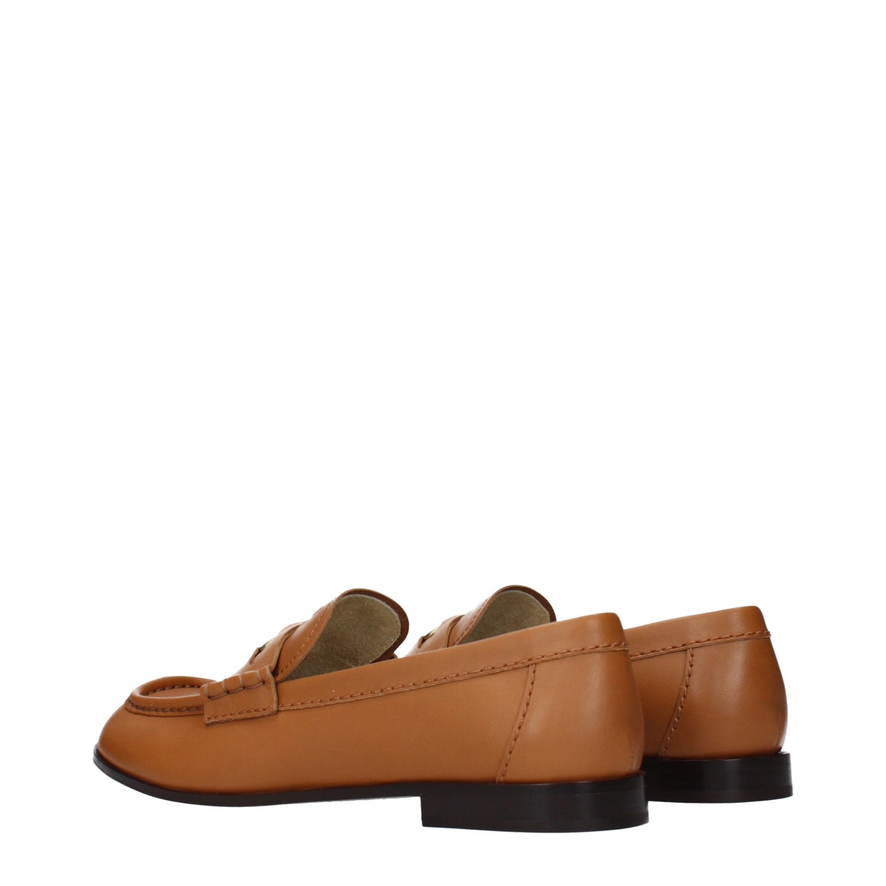 Miu Miu Brown Leather Slip-On Loafers | Regal Royce