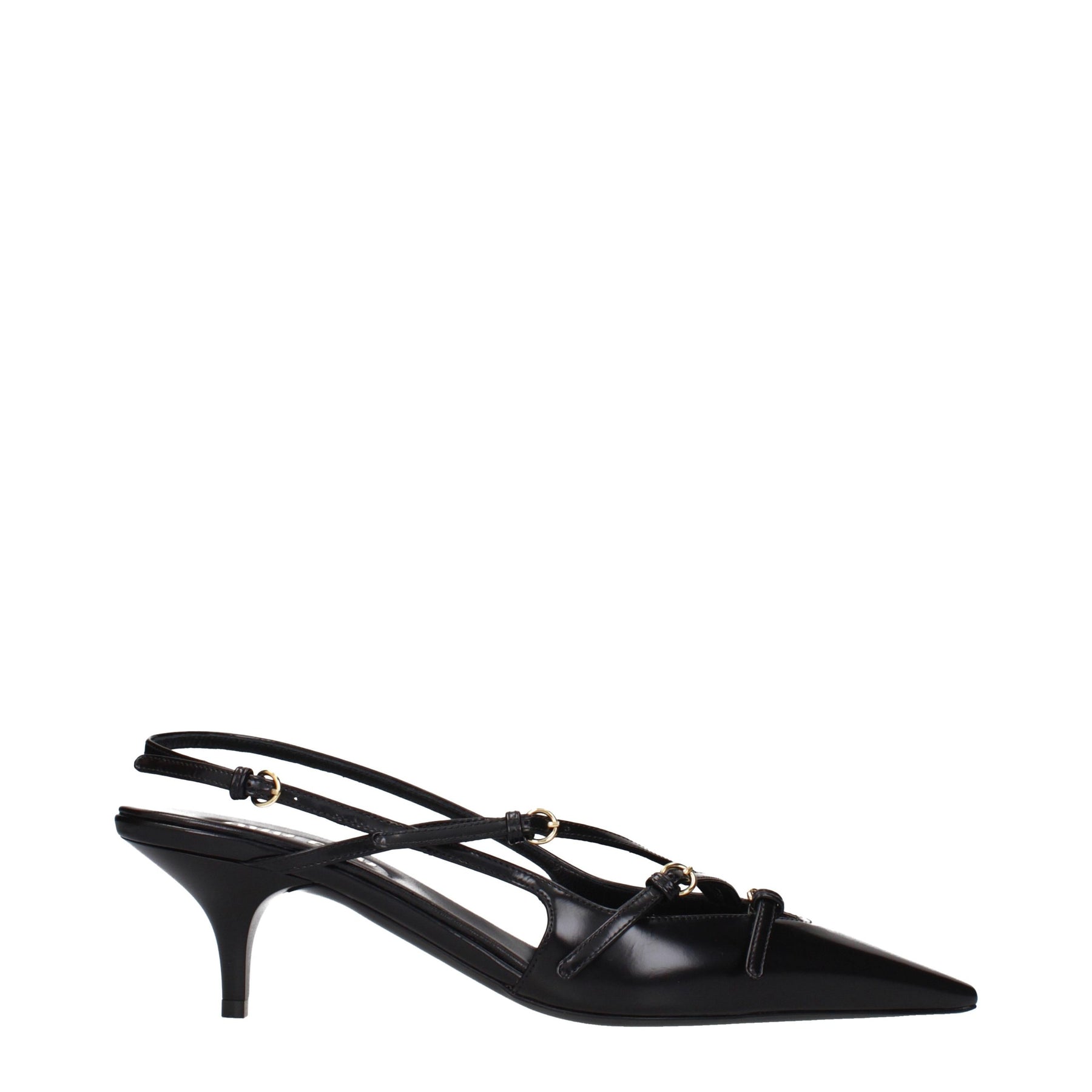Miu Miu Black Leather High Heel Pumps | Regal Royce