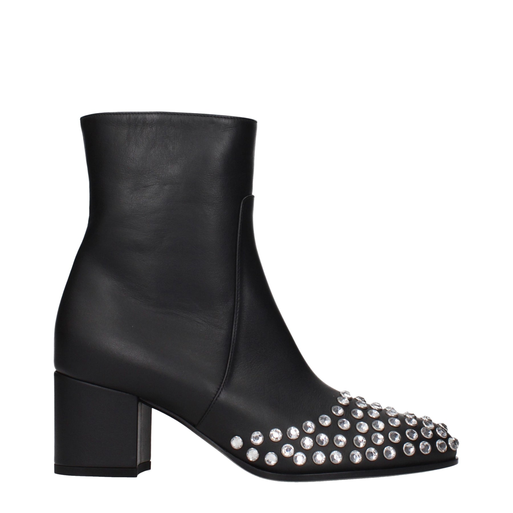 Alaïa Black Leather Ankle Boots | Regal Royce