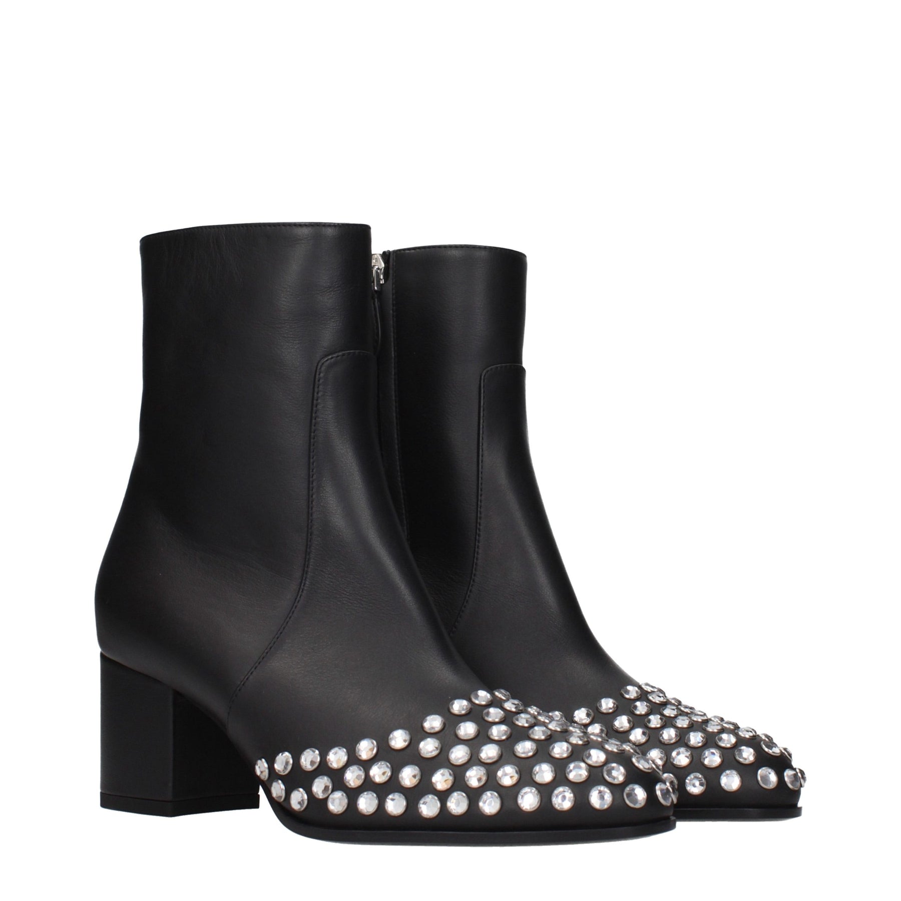 Alaïa Black Leather Ankle Boots | Regal Royce