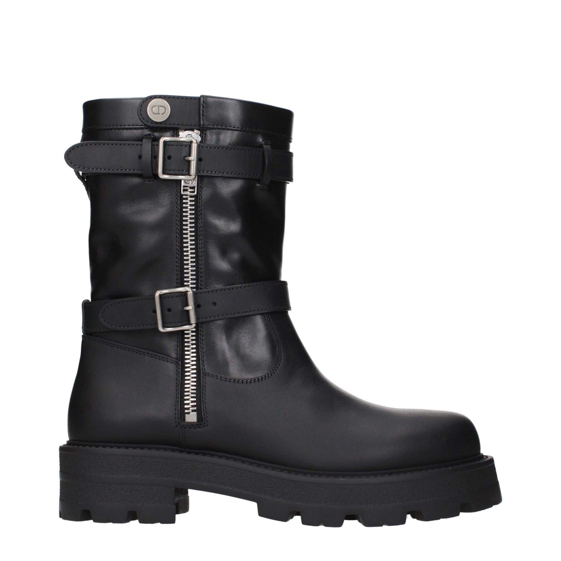 Christian Dior Black Leather Ankle Boots | Regal Royce