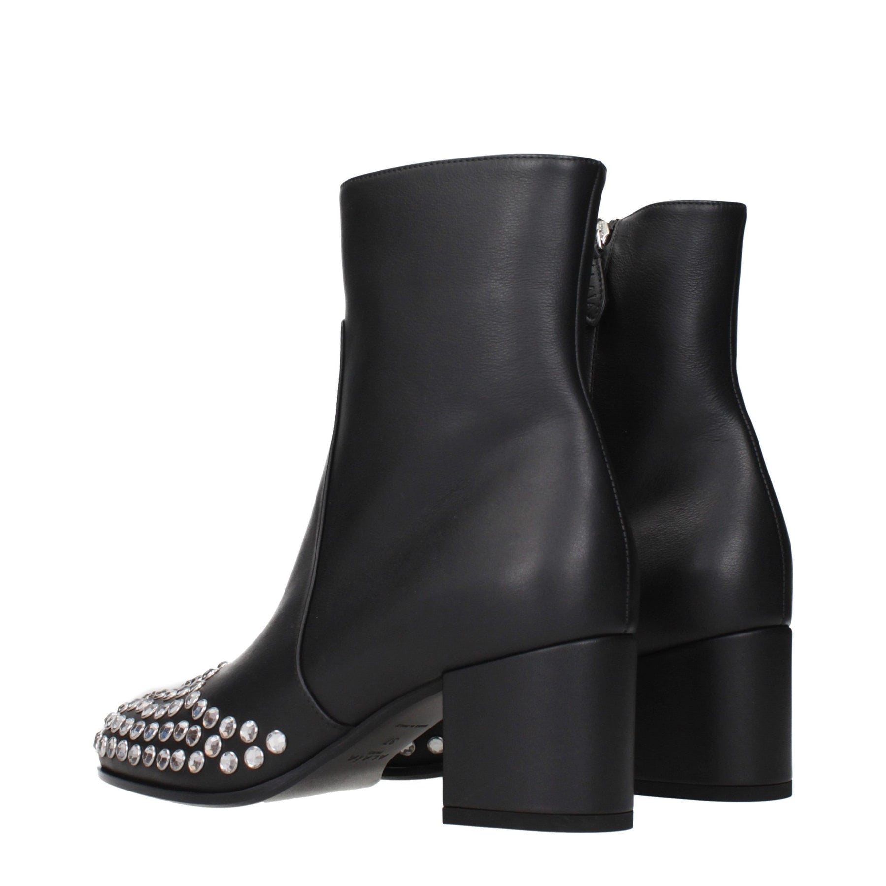 Alaïa Black Leather Ankle Boots | Regal Royce