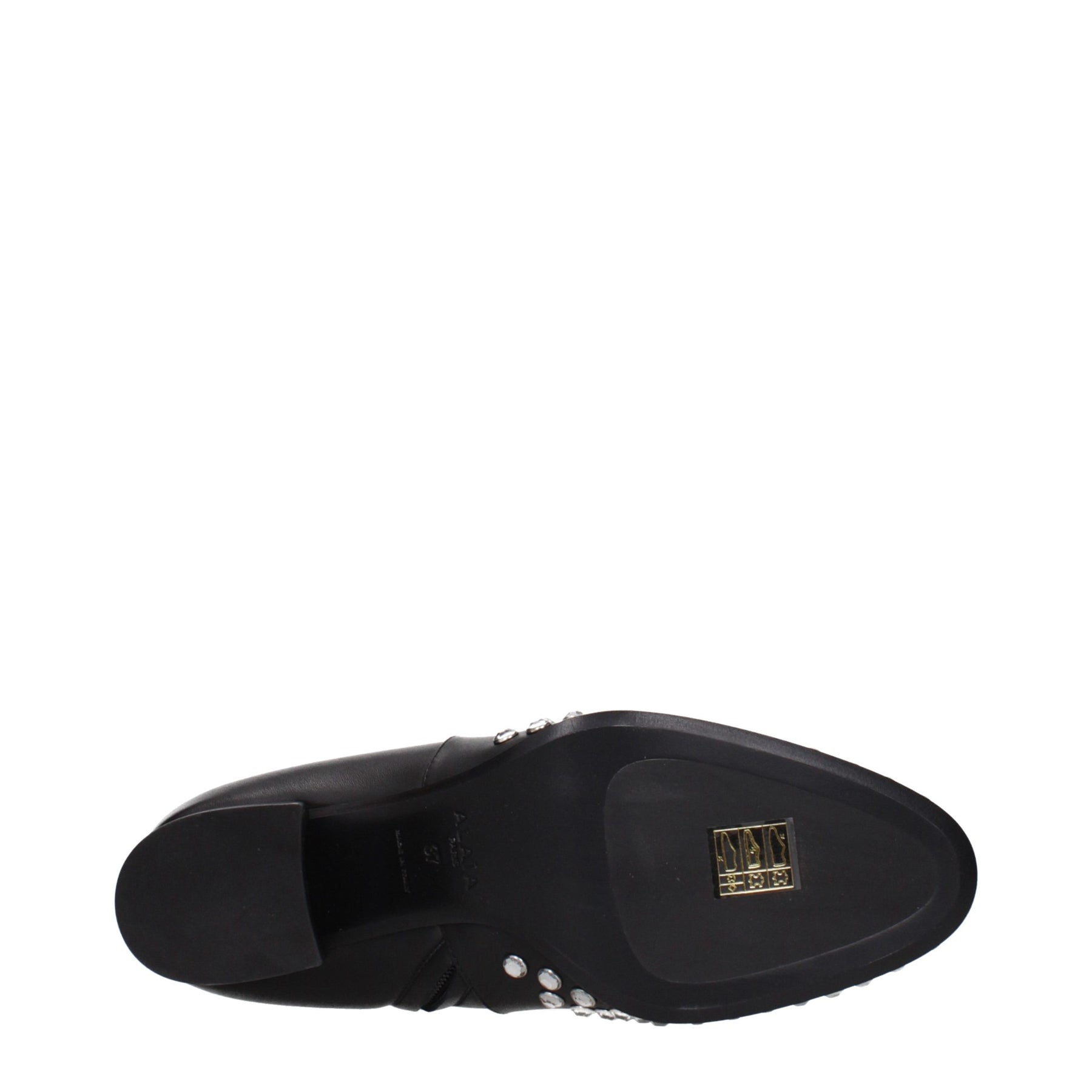 Alaïa Black Leather Ankle Boots | Regal Royce