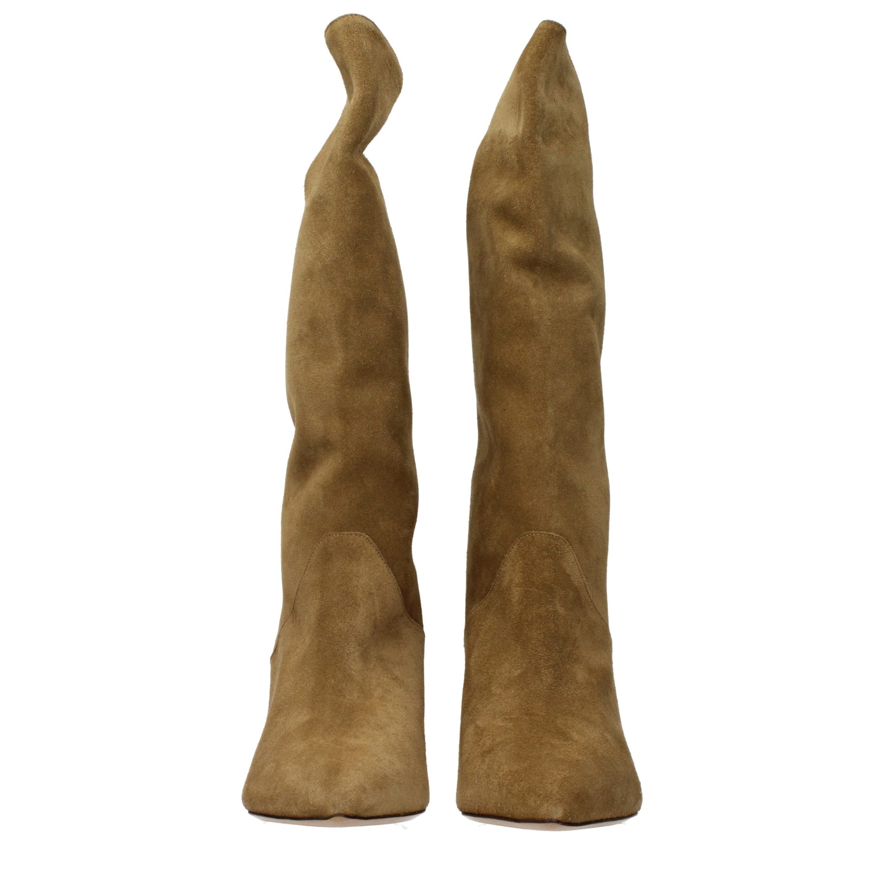 Isabel Marant Brown Leather High Heel Boots | Regal Royce