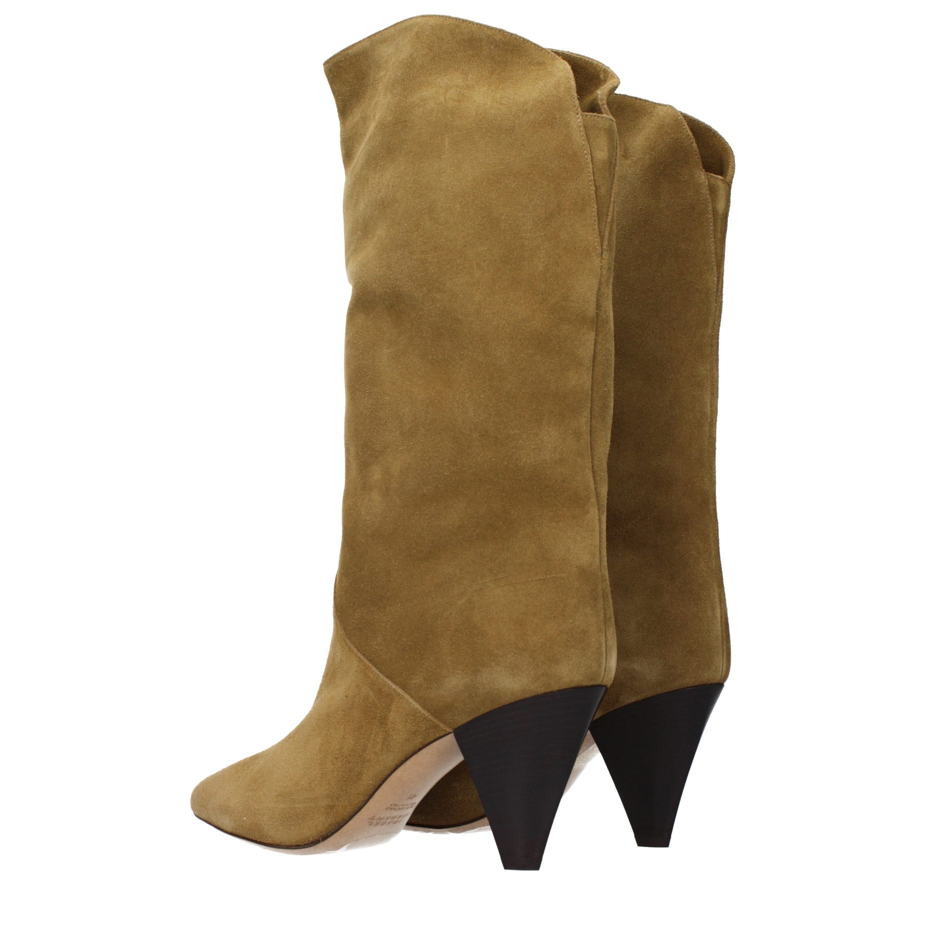 Isabel Marant Brown Leather High Heel Boots | Regal Royce