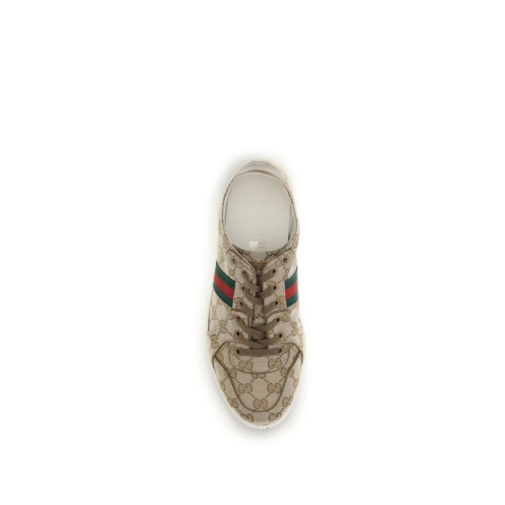 Gucci Beige Fabric Athletic Sneakers | Regal Royce