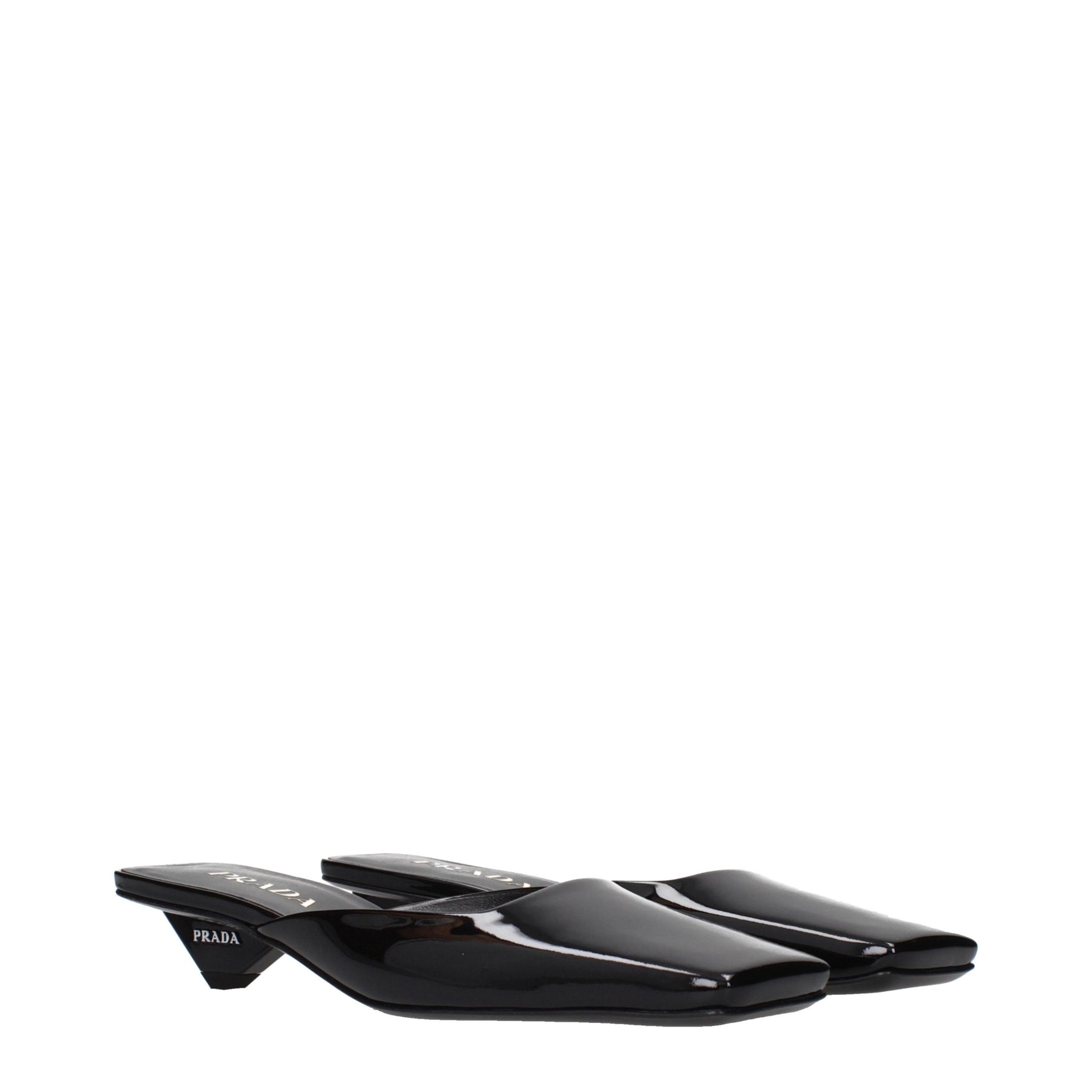 Prada Black Leather Flat Sandals | Regal Royce