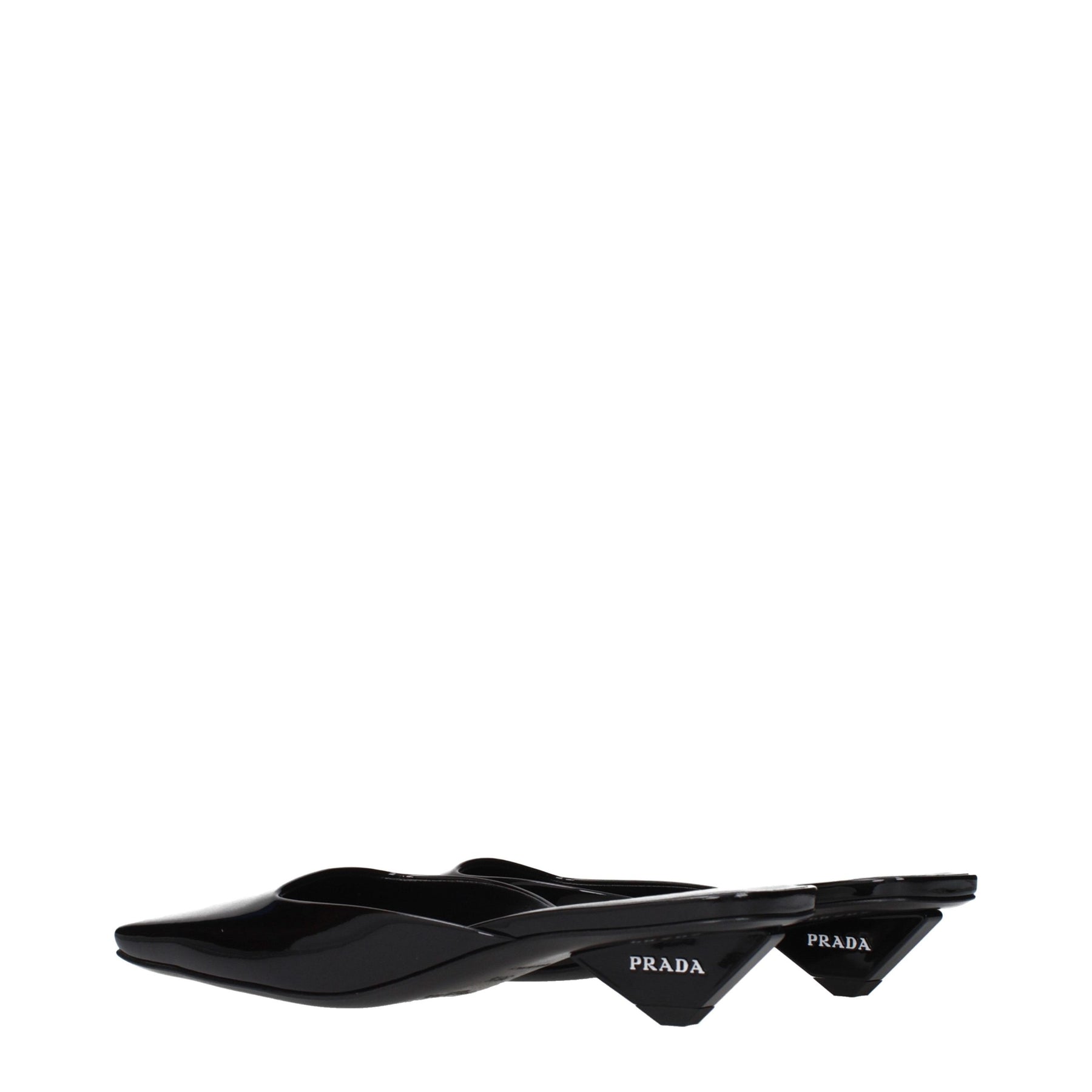 Prada Black Leather Flat Sandals | Regal Royce
