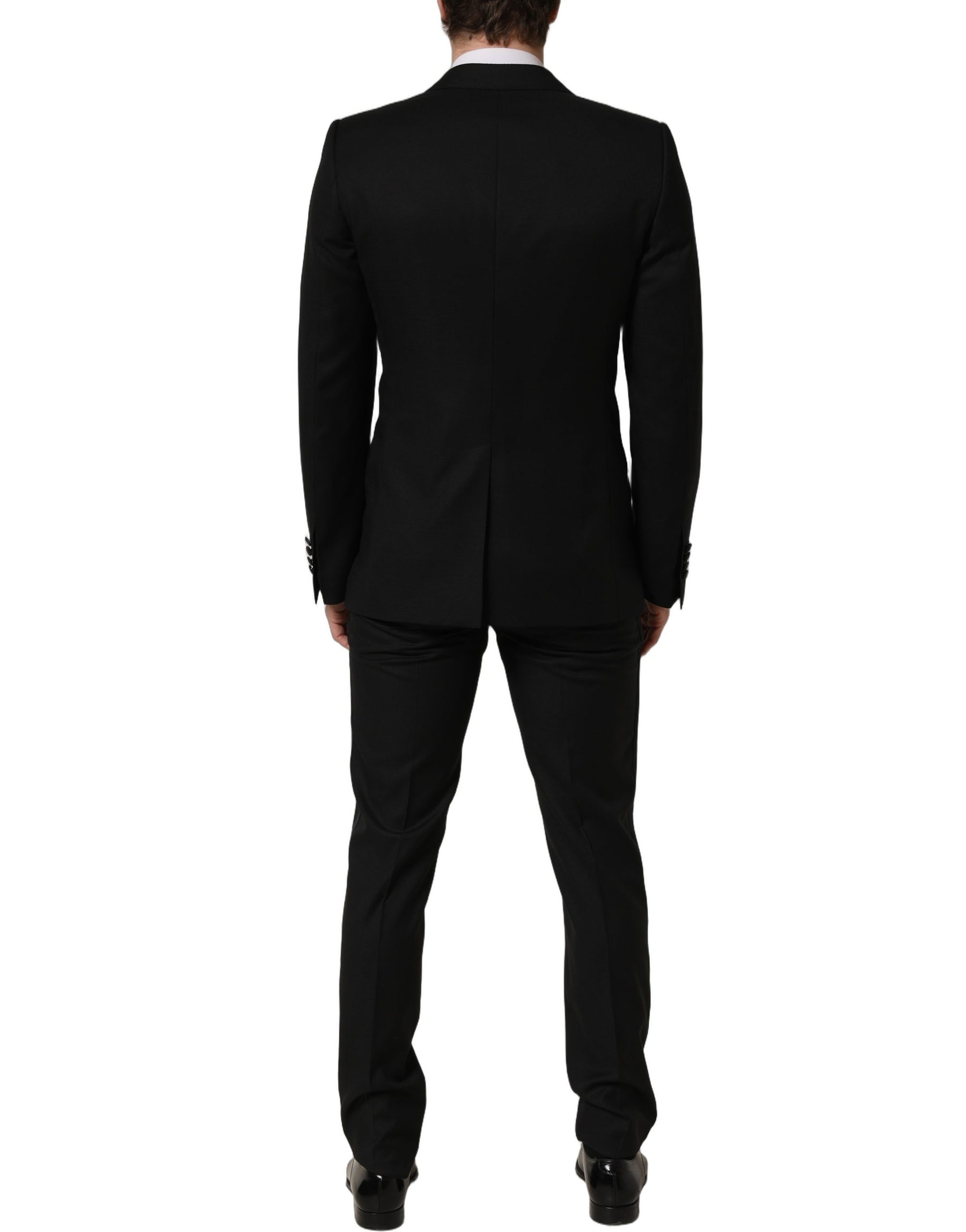 Dolce & Gabbana Black MARTINI Slim Fit Formal 3 Piece Suit | Regal Royce