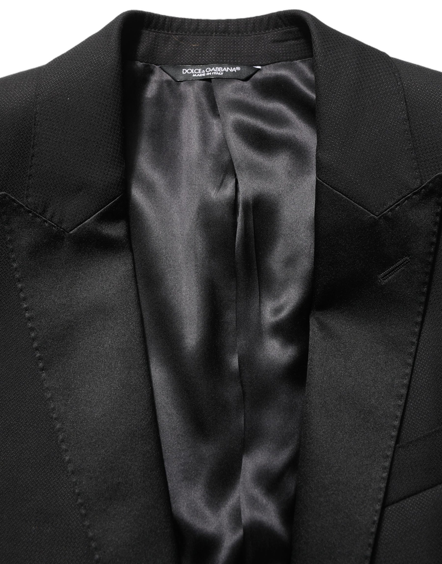 Dolce & Gabbana Black MARTINI Slim Fit Formal 3 Piece Suit | Regal Royce