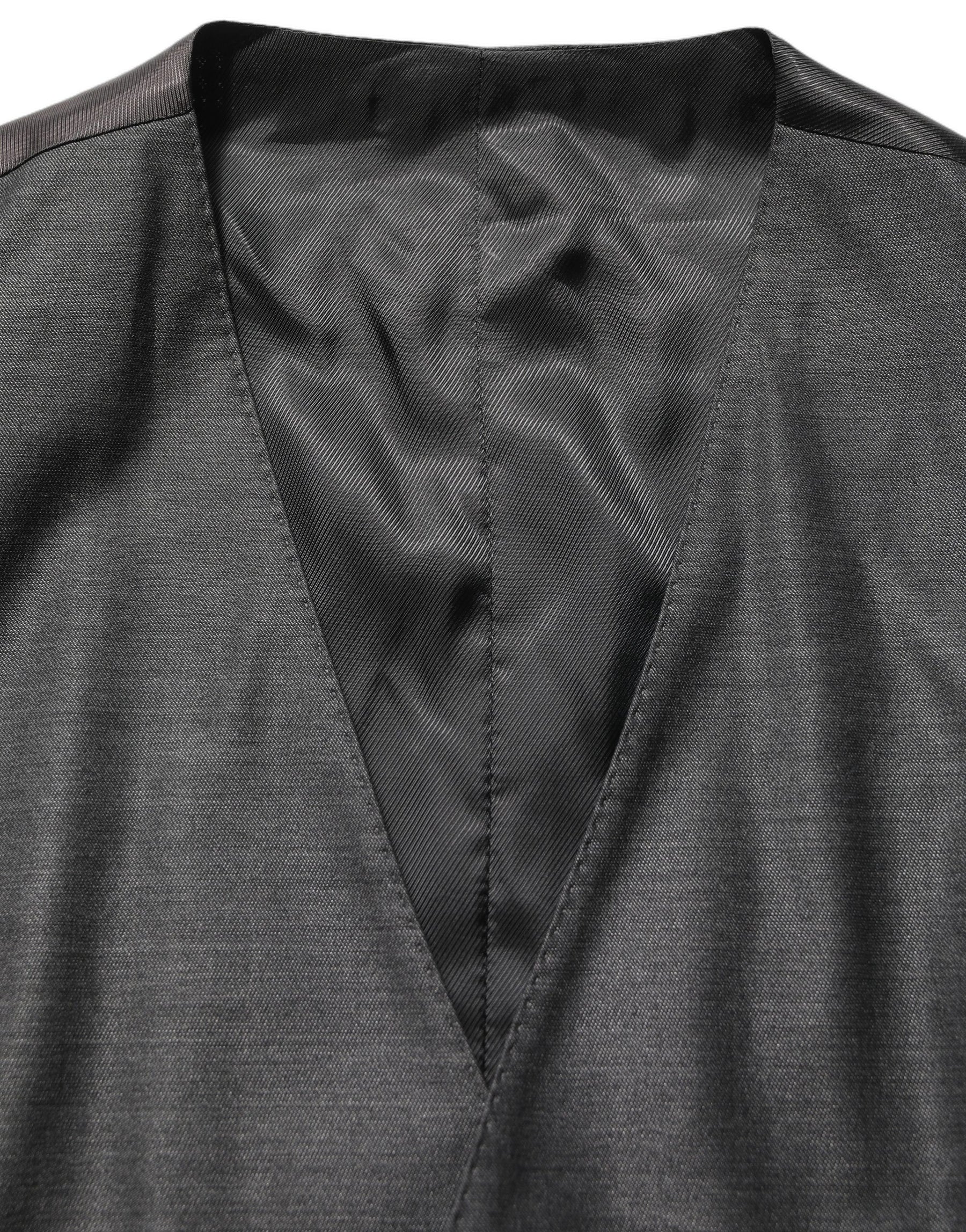 Dolce & Gabbana Gray MARTINI Slim Fit Formal 3 Piece Suit | Regal Royce