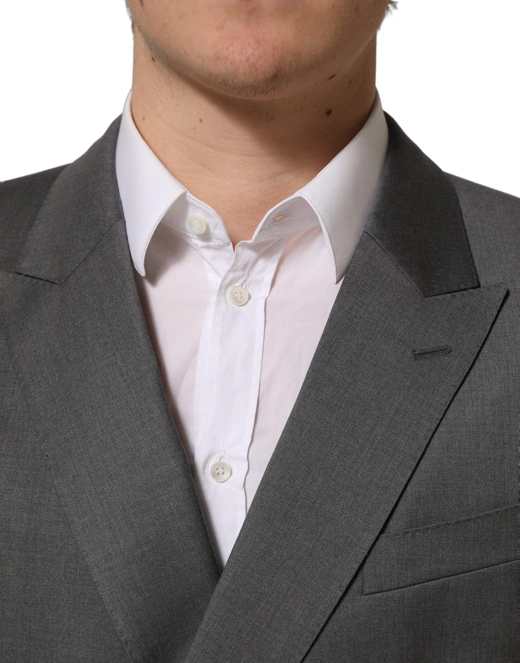 Dolce & Gabbana Gray MARTINI Slim Fit Formal 2Piece Men Suit | Regal Royce