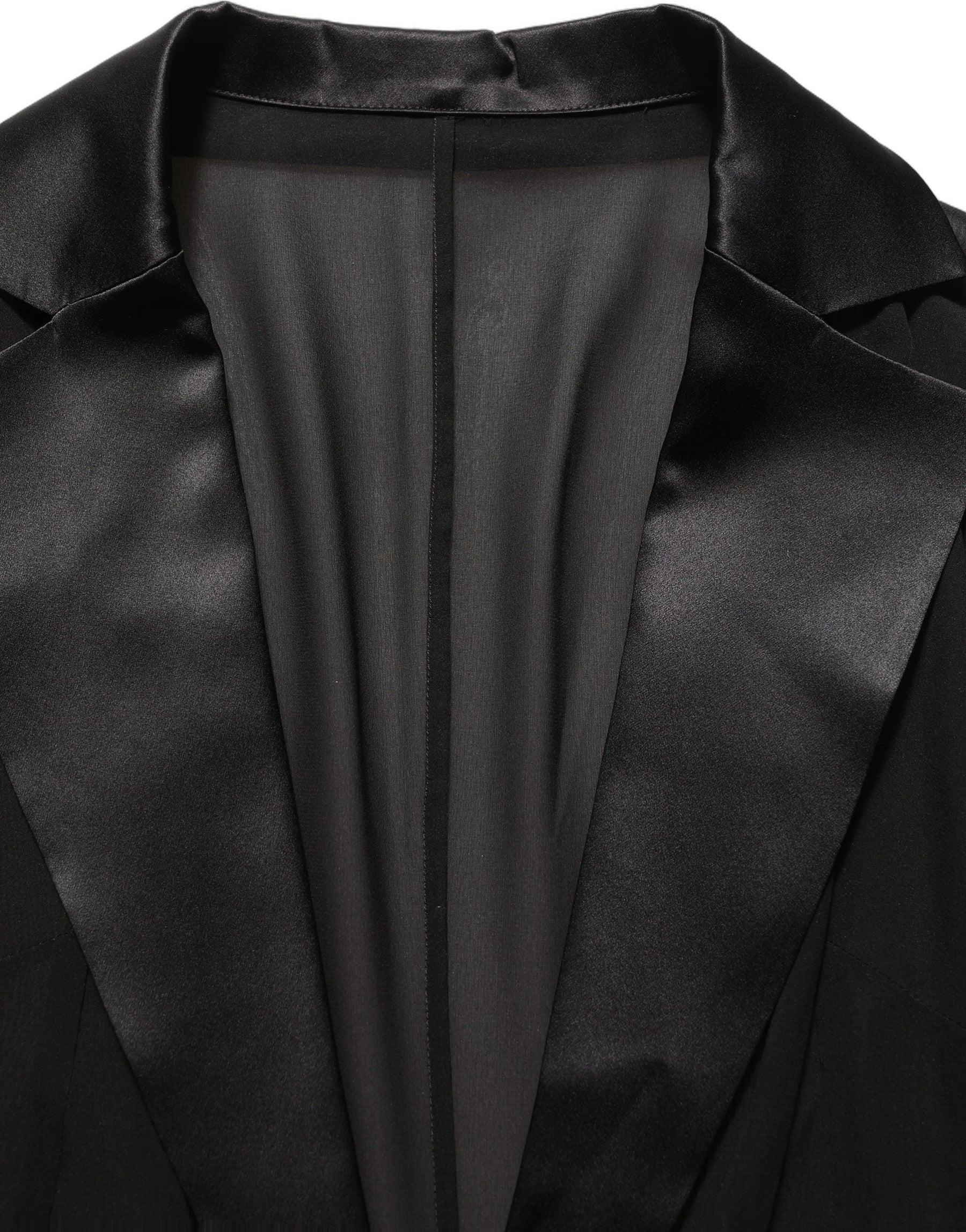 Dolce & Gabbana Black Silk Sheer Chiffon Long Maxi Dress | Regal Royce