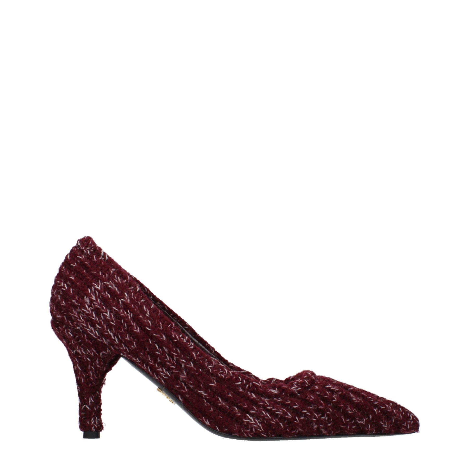 Prada Red Fabric Mid Heel Pumps | Regal Royce