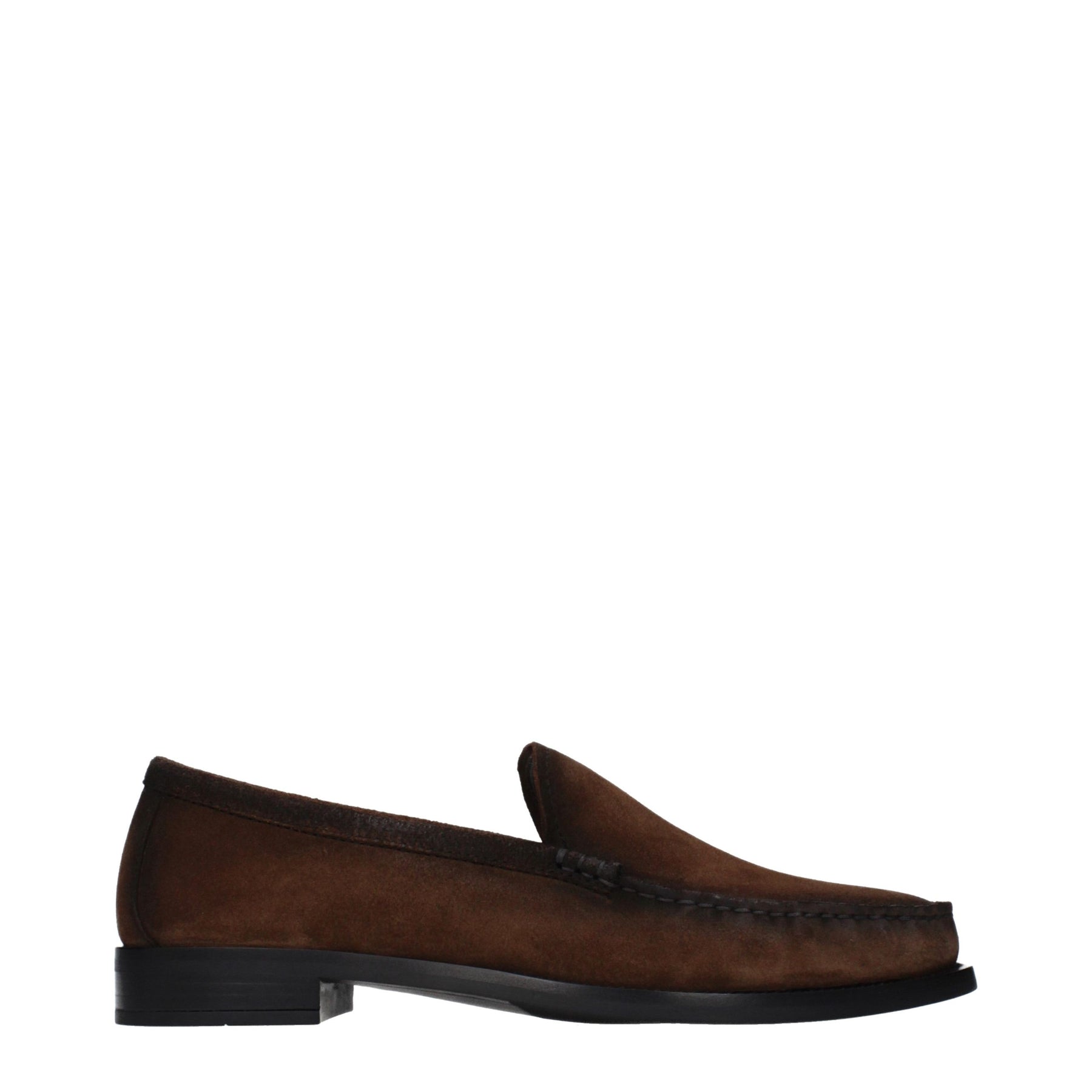 Prada Brown Leather Slip-On Loafers | Regal Royce