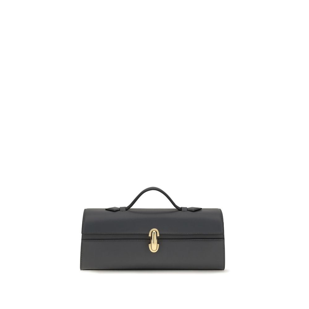 Savette Gray Calf Leather Bos Taurus Shoulder Bag | Regal Royce