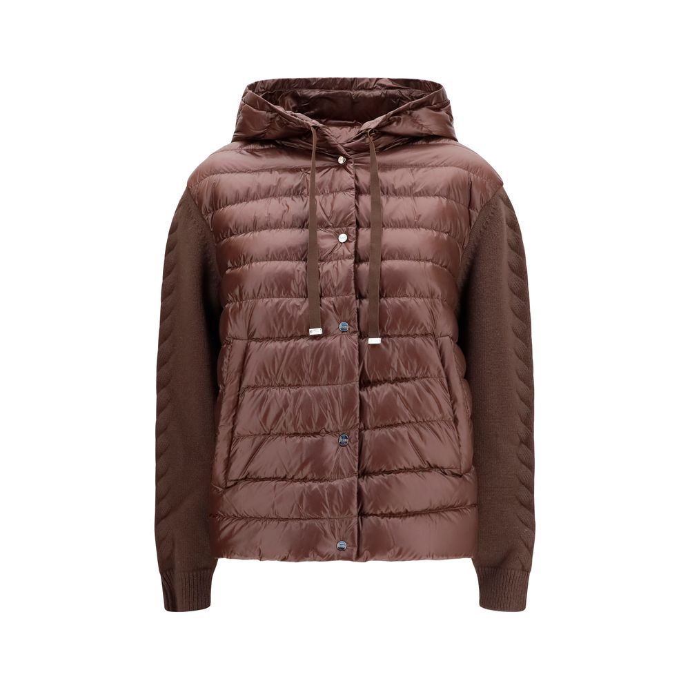 Herno Brown Polyester Full-Length Jacket | Regal Royce