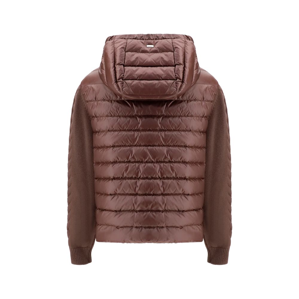 Herno Brown Polyester Full-Length Jacket | Regal Royce