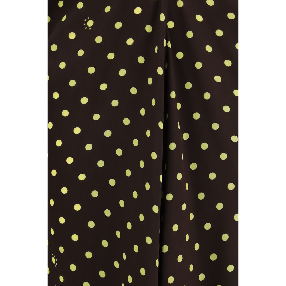 Marni Brown Silk Casual Dress | Regal Royce