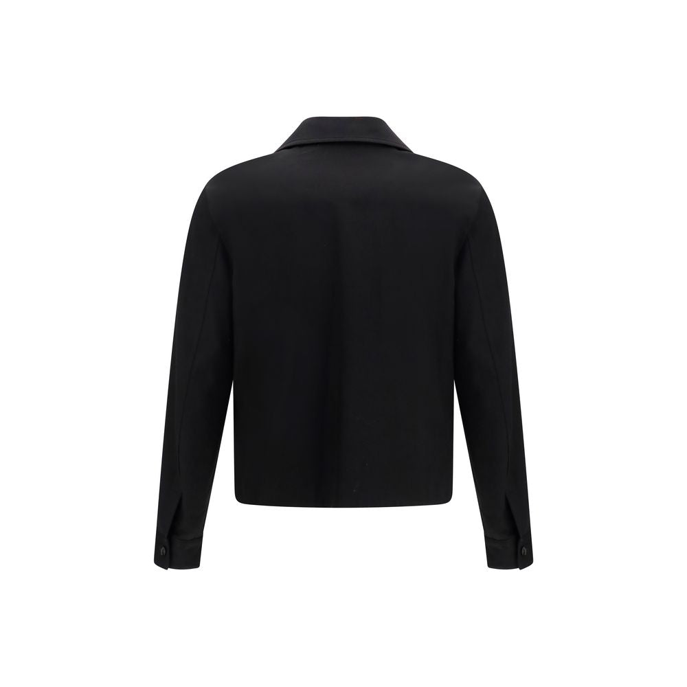 Amiri Black Cotton Full-Length Jacket | Regal Royce