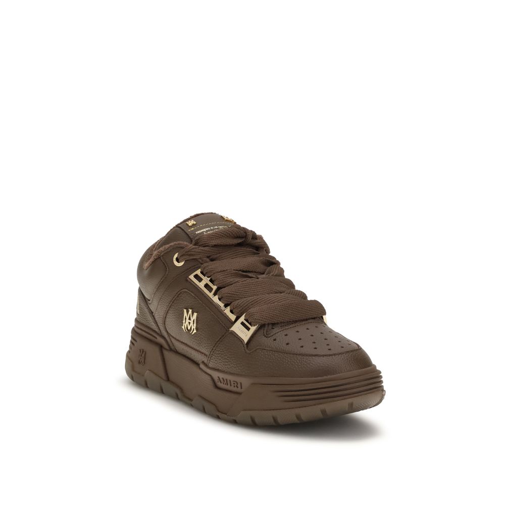 Amiri Brown Calf Leather Bos Taurus Chunky Sneakers | Regal Royce