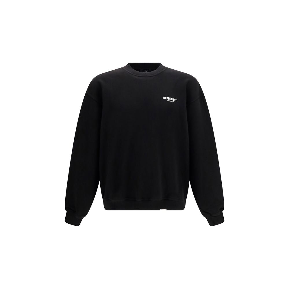 Represent Black Cotton Sweatshirt | Regal Royce