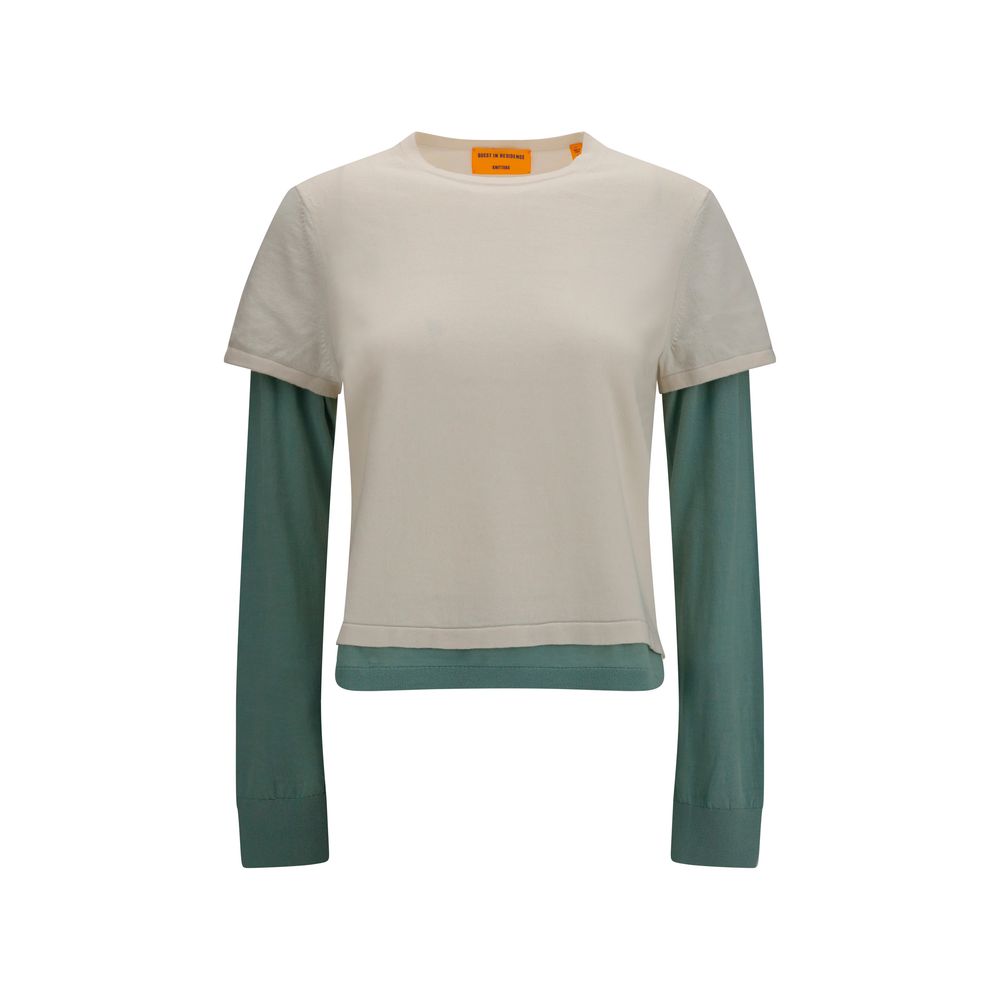 Guest in Residence Beige Cotton Sweatshirt | Regal Royce